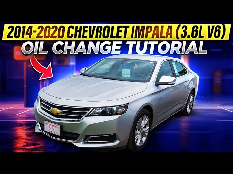 COMPLETE Oil Change Tutorial for 2014-2020 Chevrolet Impala (3.6L V6)
