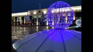 Украшение Новополоцка к Новому году