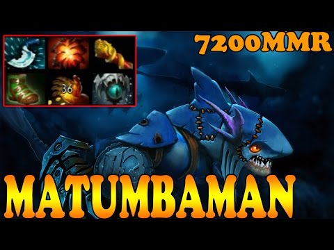Dota 2 - MATUMBAMAN 7200 MMR Plays Slark Vol 1 - Ranked Match Gameplay!