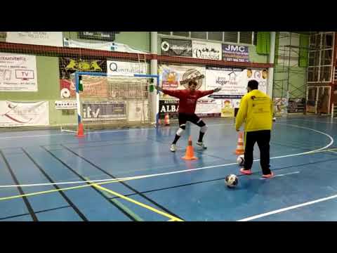 Entrenamiento específico porteros fútbol sala, FS Atco Bargas