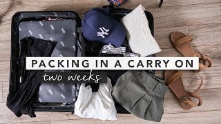 2 Weeks in a Carry On Minimal Packing for Summer Weather | by Erin Elizabeth