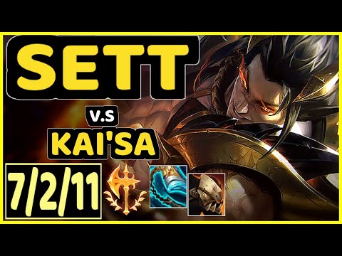 LIMIT (SETT) vs KAI'SA - 7/2/11 KDA BOTTOM ADC CHALLENGER GAMEPLAY - EUW