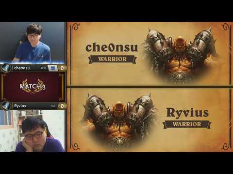 che0nsu vs Ryvius - Hearthstone Grandmasters Asia-Pacific - Week 4