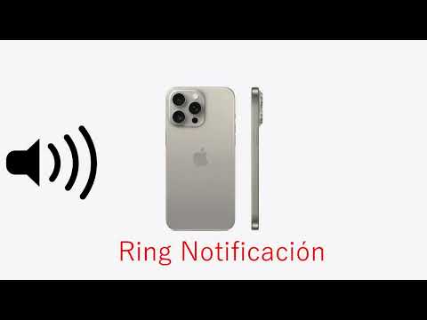SONIDO NOTIFICACIÓN iPhone 15 Pro Max