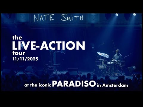 NATE SMITH: LIVE-ACTION LIVE in AMSTERDAM: PARADISO 