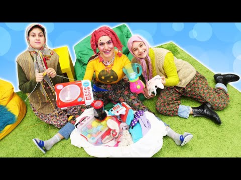 Komik videolar. Fındık ailesi evine bohçacı geliyor