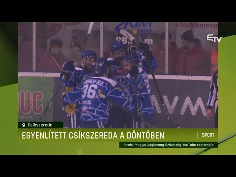 Egyenlített Csíkszereda a döntőben – Erdélyi Magyar Televízió