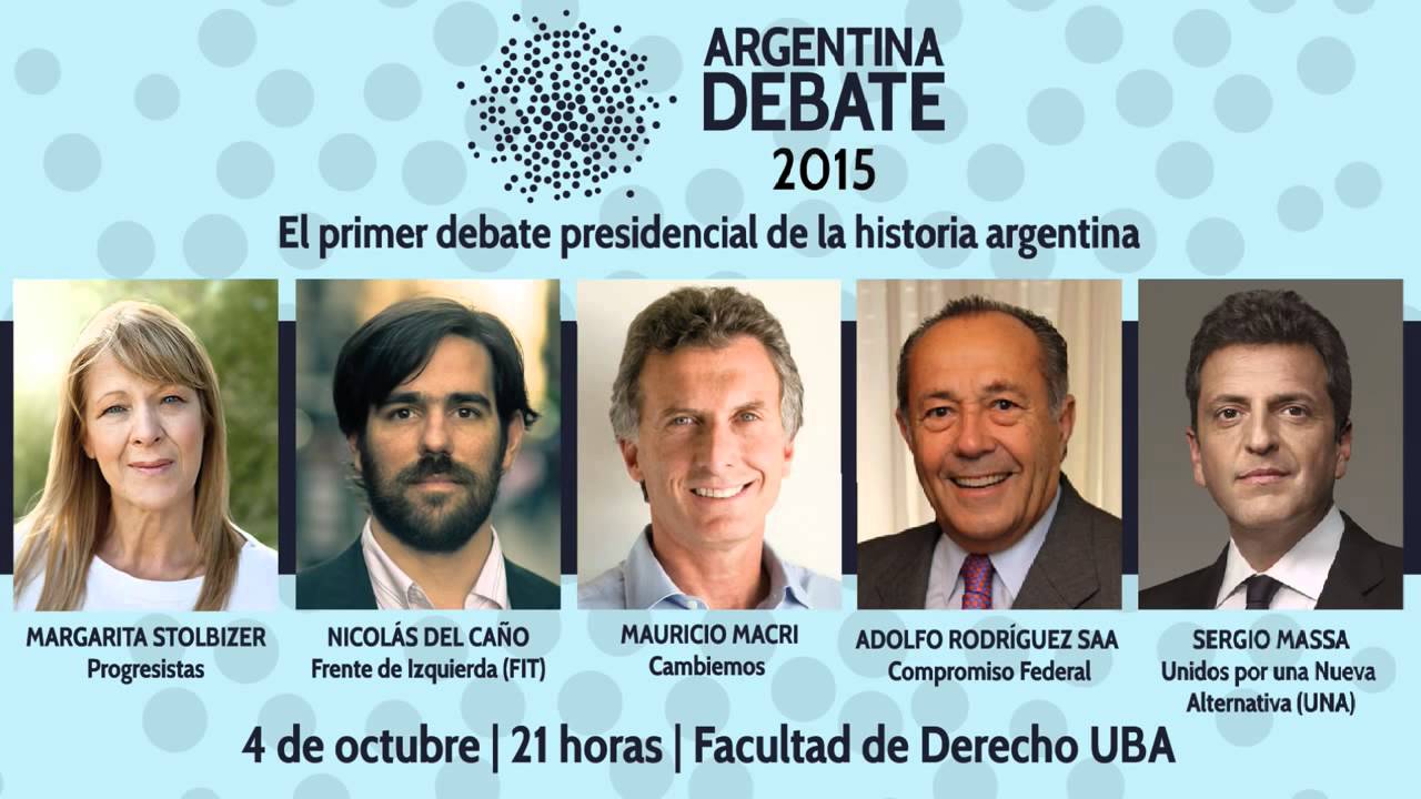 Argentina Debate, Primer Debate Presidencial 2015