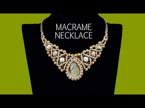 Snaky Macramé Necklace Tutorial