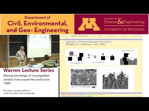 Warren Lecture Series, Mar 3, 2017, Fabio D. A. Aarao Reis, Universidade Federal Fluinense