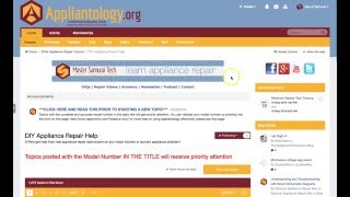 How to Start a New Topic on Appliantology.org