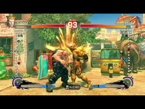 SSFIV Online: GamerBee (Adon) vs Q America CNT (Guile) TRUE-HD QUALITY