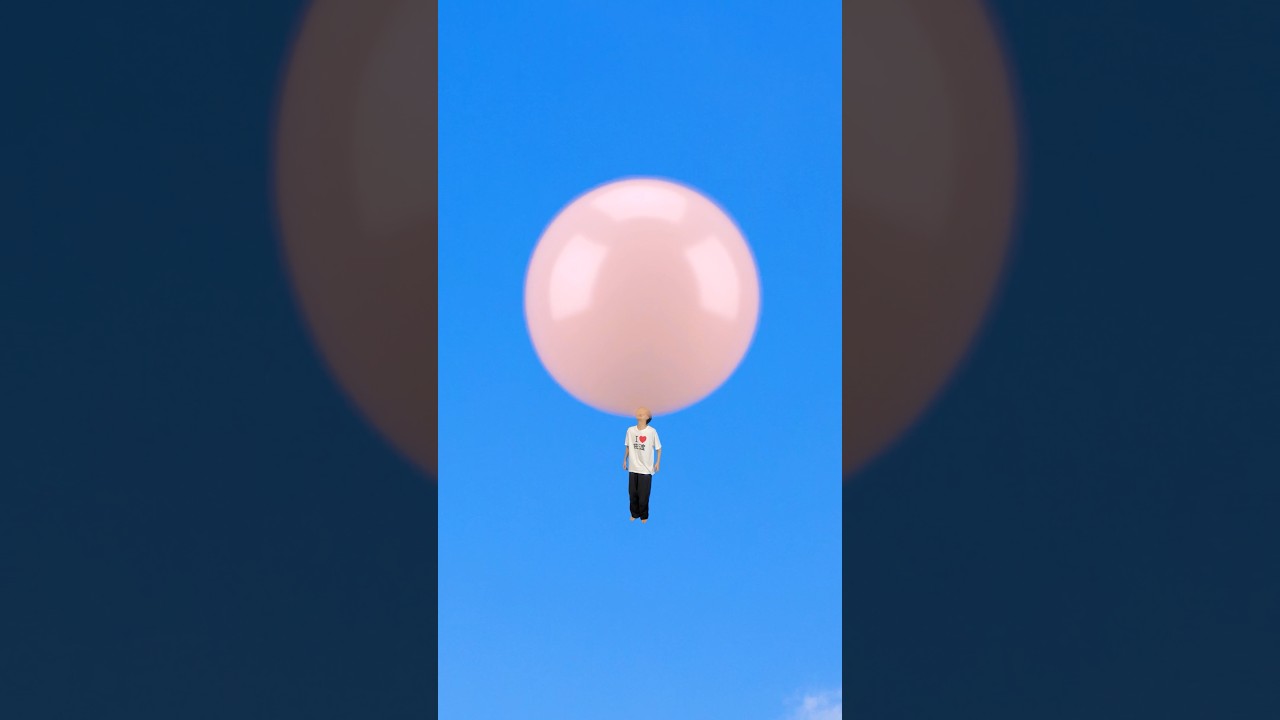 超田舎者の風船ガム　#shorts