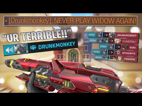 My TOXIC teammate told me to never play Widowmaker again... until I faced him - Overwatch 2