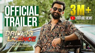 Driving Licence Official Trailer  Prithviraj Sukum