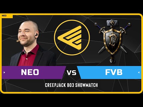 WC3 - [UD] Neo vs FvB [HU] - Creepjack 220 -  Bo3 Showmatch