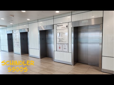 Schindler 5500 MRL Traction Elevators - Skycenter One - Tampa Int'l Airport - Tampa FL