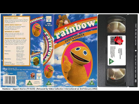 Rainbow - Zippy's Stories (1992, UK VHS)