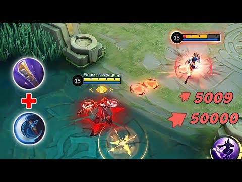 Karrie berserker's fury + golden staff build be like: