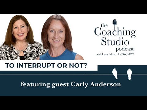 the Coaching Studio with guest Carly Anderson, MCC