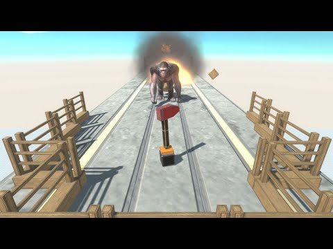 Rain of Bombs TRAP CHALLENGE Animal Revolt Battle Simulator