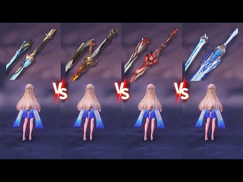 Cartethyia Best Weapons!! Emerald vs Blazing vs Spring vs Thorn!! Is Her BiS Weapon Really Worth It?