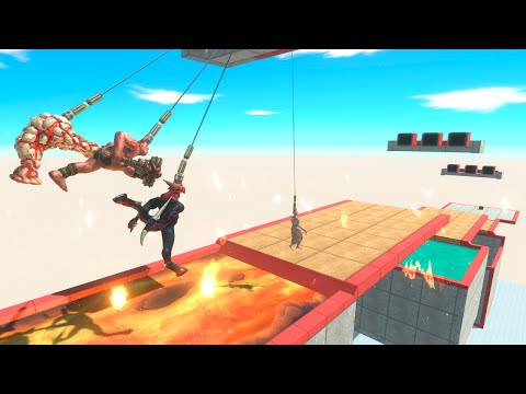 Bungee Jumping - Animal Revolt Battle Simulator