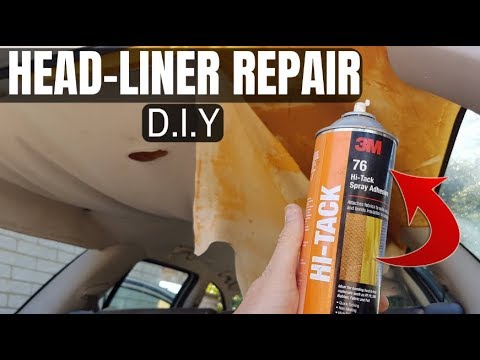 How to Repair a Sagging Car Roof Lining -- DO IT ONCE, DO IT RIGHT