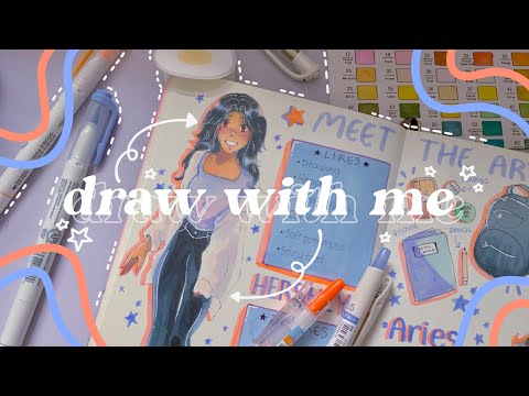 meet the artist + q&a // draw with me