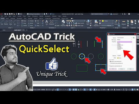 AutoCAD Tricks || Using Quick Select in AutoCAD || DeepakVerma