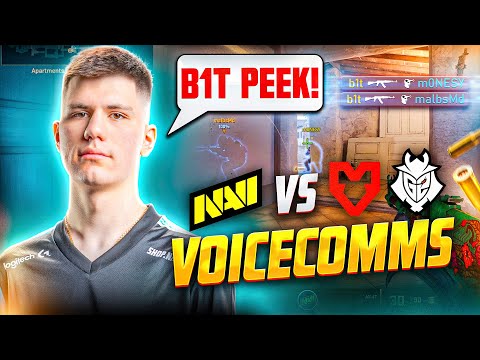 NAVI Voicecomms vs MOUZ, G2 at Esports World Cup 2024