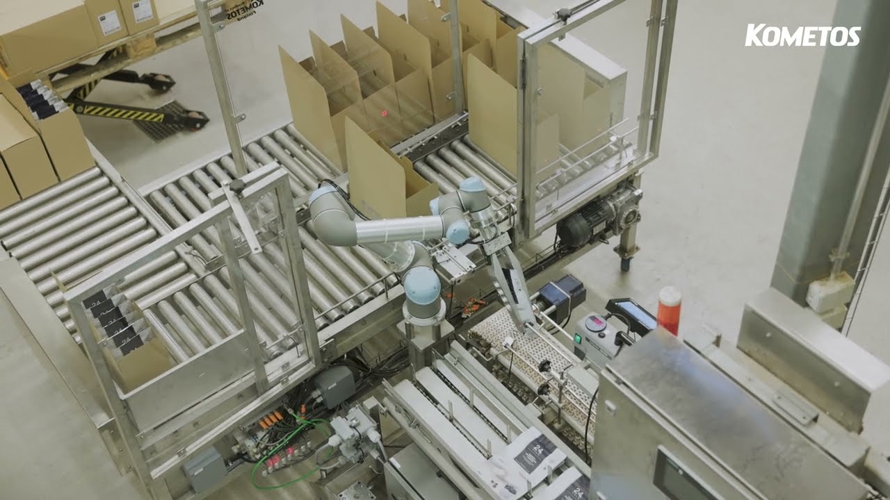 Kometos Bag filling and packaging line