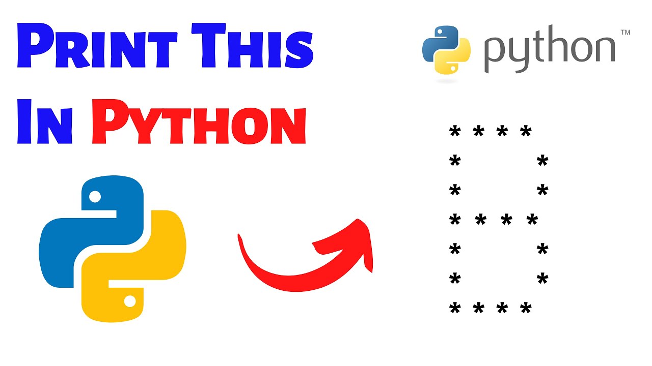 How to print 'B' letter pattern of stars using Python | Python Pattern Programs | Learnonpy |