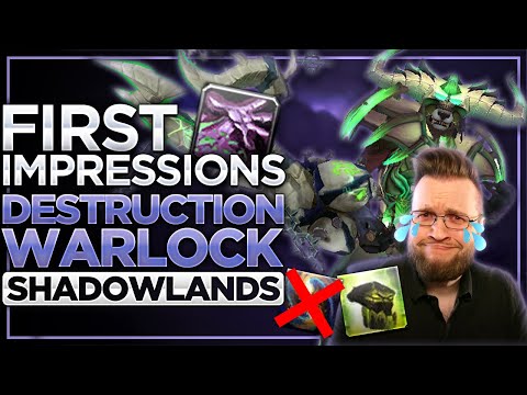 Everything *Fun* is GONE!! Destruction Warlock | WoW Shadowlands Alpha [1st Pass] FinalBossTV