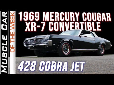 1969 Mercury Cougar XR7 428 CJ Convertible: Muscle Car Of The Week Episode 342 V8TV