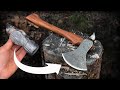 Hatchet Forged From Ball Peen Hammer | Blacksmithing