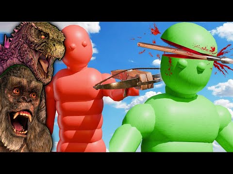 GREEN VS RED Dynamic Fights (BRUTAL)