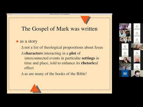 Dr. Elizabeth Struthers Malbon - The Gospel of Mark - Good and Challenging News
