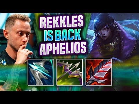 REKKLES IS BACK WITH APHELIOS IN PRESEASON! - KC Rekkles Plays Aphelios ADC vs Caitlyn! |