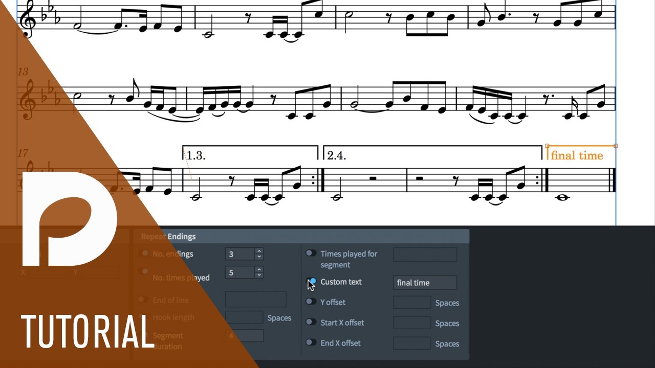 Trying to add Repeat Endings, nothing happening - Dorico - Steinberg Forums