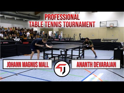 TomorrowTT PRO tournament - Johann Magnus Mall vs Ananth Devarajan - Group 4.