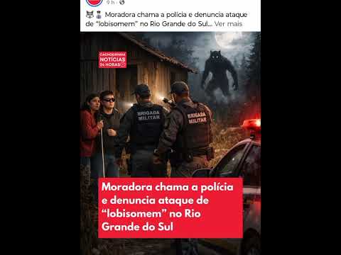 Atenção ataque do lobisomem em Sentinela do Sul RS e cachoeirinha estarei lá está semana até lá.
