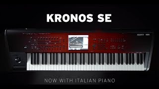 Video thumbnail for KORG KRONOS SE - Loaded with the new Italian Grand Piano and KApro Showcase by Korg