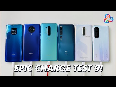 EPIC CHARGE TEST 9! - Redmi 10X Pro v K30 Pro v OnePlus 8 Pro v Mi 10 Pro v X2 Pro v Note 10 Lite!