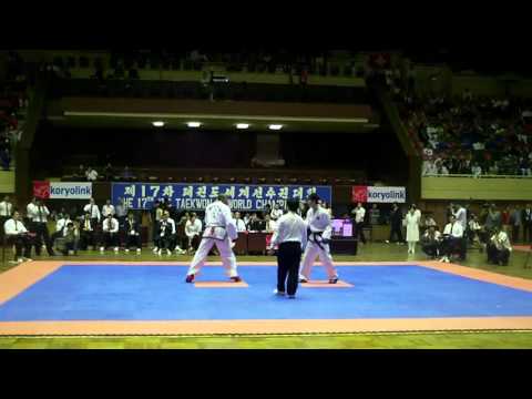 Han Song Min (DPRK) v Duke Nwamerue (BUL) -78Kg Male Sparring