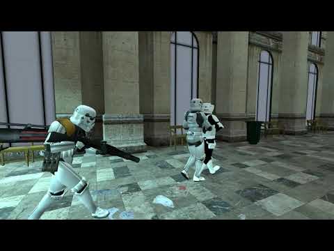 Garry's Mod Stormtroopers vs Combine vs UNSC