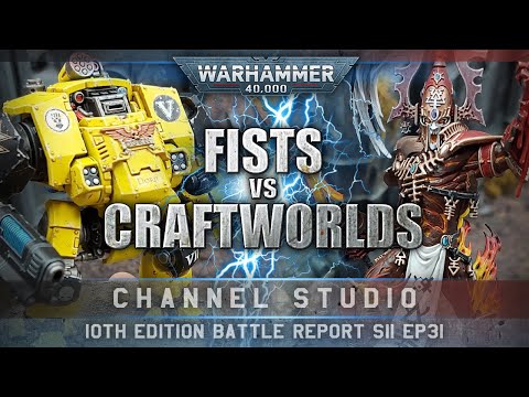 10th Edition Aeldari vs Imperial Fists Warhammer 40K Battle Report 1250pts S11EP31 THE BEND!