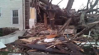 preview picture of video 'house destroyed by tree caledonia tornado 11/22/10'
