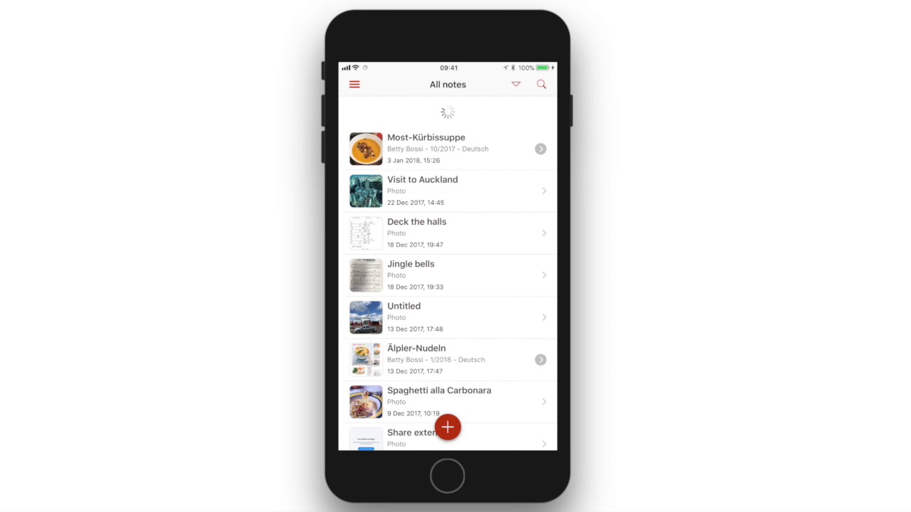 Pull to refresh iPhone