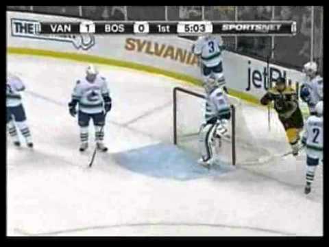Vancouver Canucks at Boston Bruins Jan 7 2012